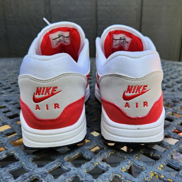 1st Release 908375-100 Nike Air Max 1 OG Anniversary 'Red' Men Size 11.5 - Picture 11 of 16